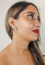 Carregar imagem no visualizador da Galeria, golden salamander earrings Bombay Sunset
