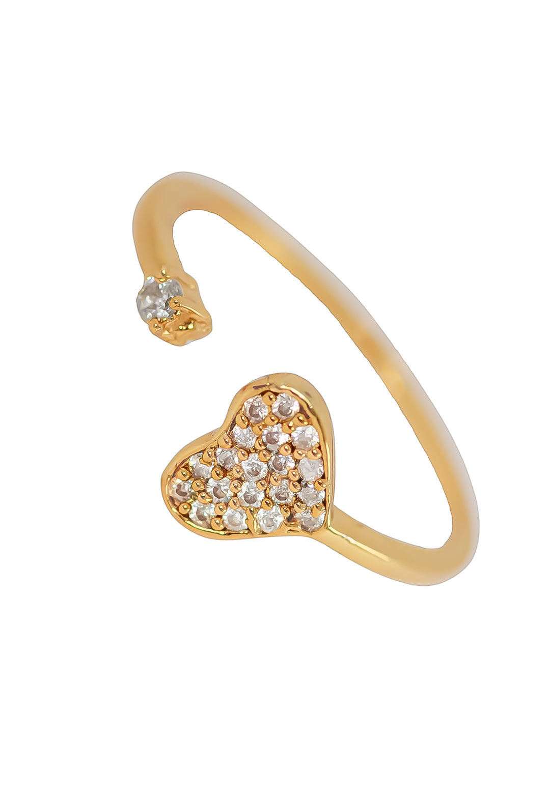 anillo terni con forma de corazón Bombay Be Sunset