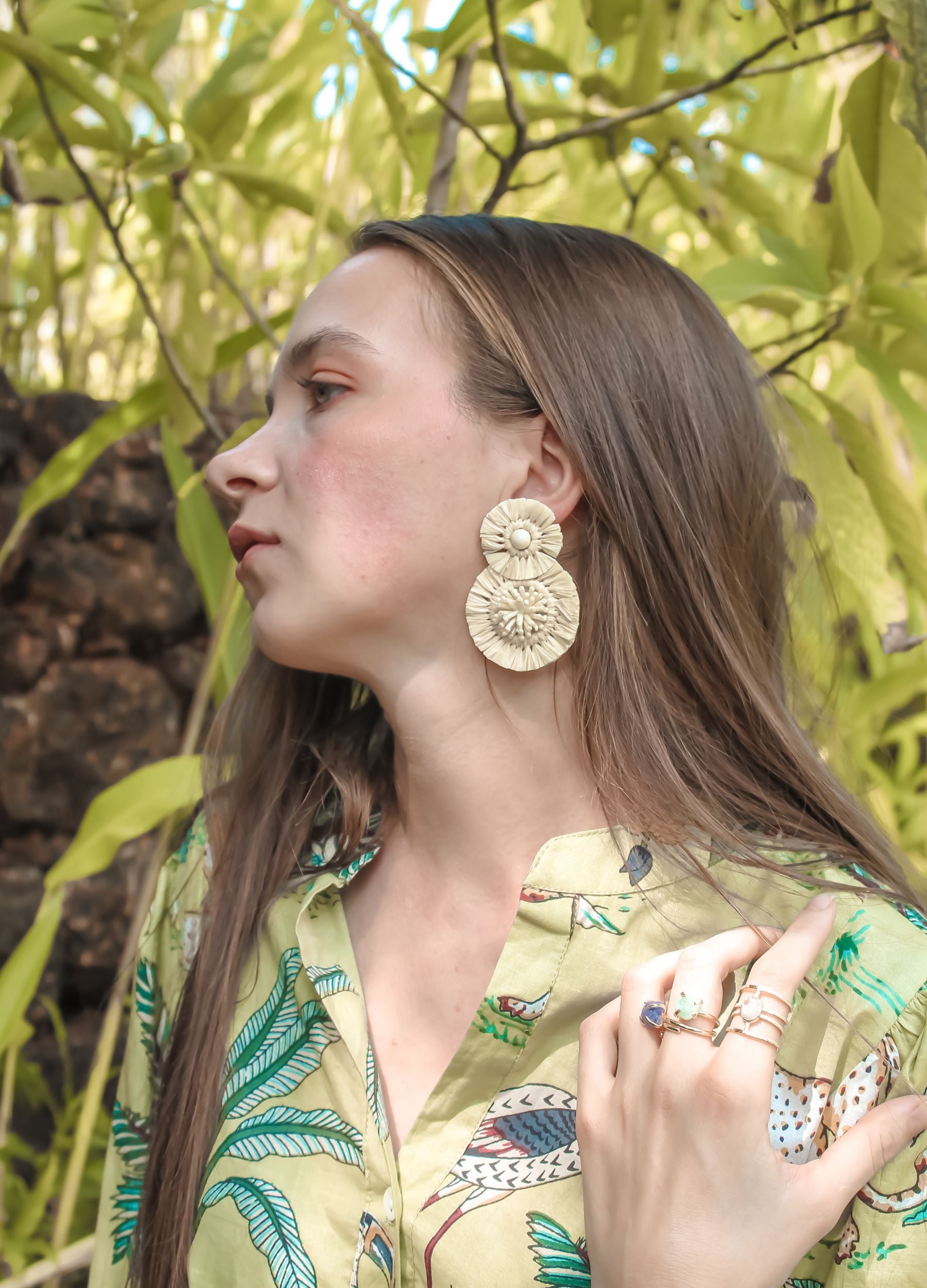 nice earrings Bombay Sunset