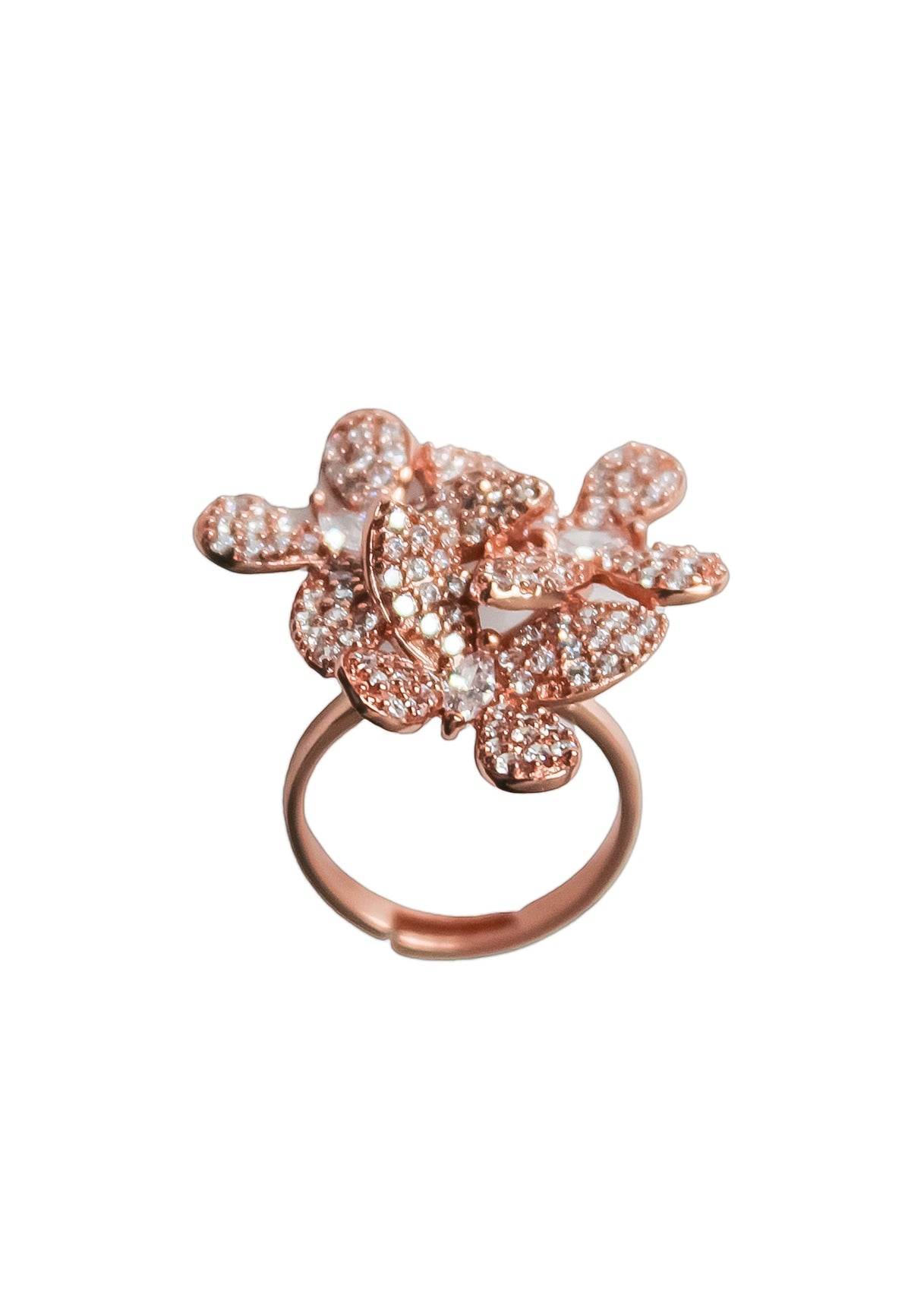 African butterfly ring bombay sunset