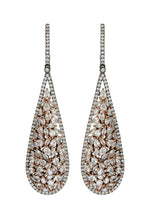 Load image into Gallery viewer, tear drop earrings 50 100 bridal bride bridesmaid bridesmaids Bombay Sunset
