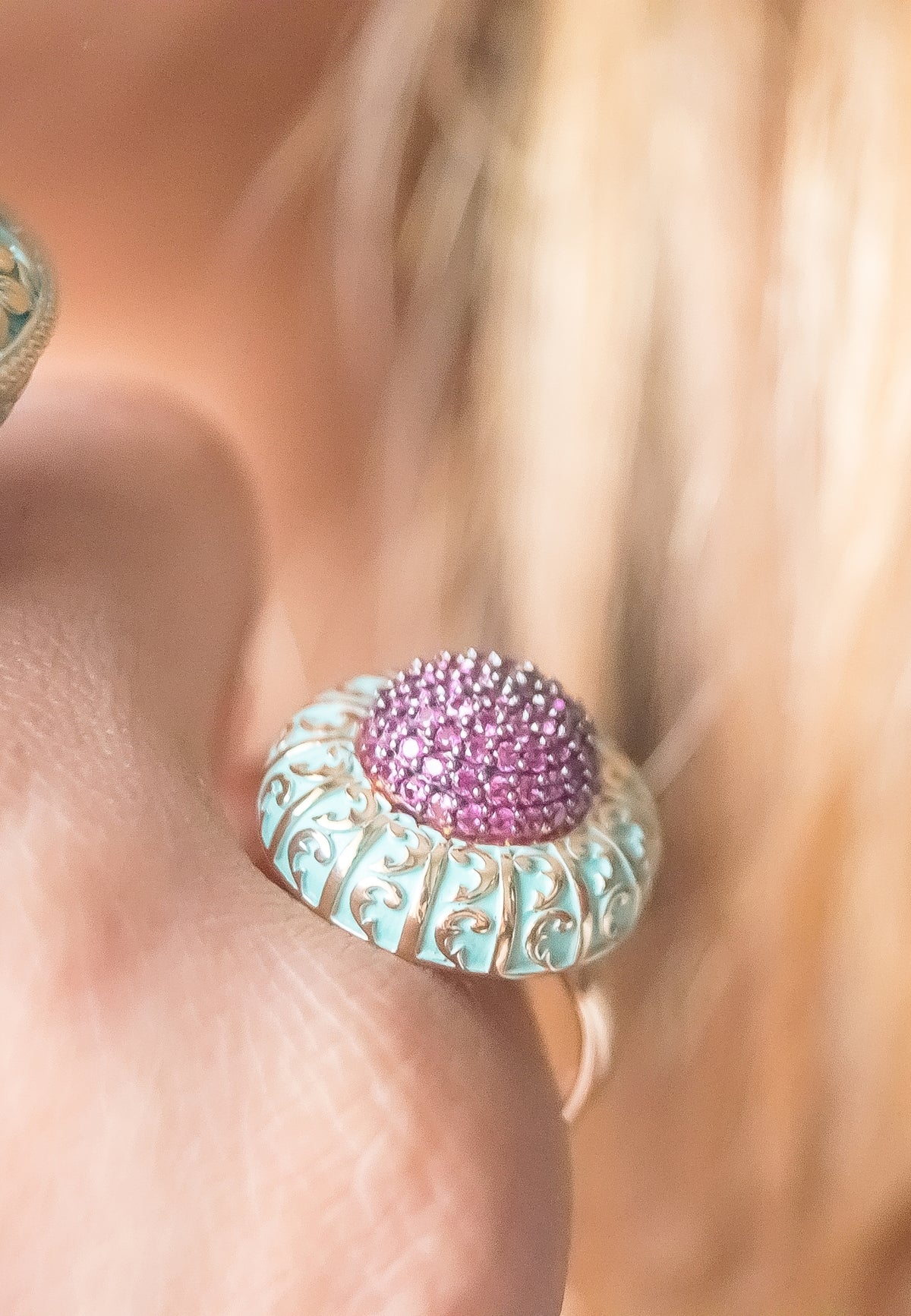 Small lily ring below 50 bridal bride earrings bridesmaid bridesmaids bombay be sunset