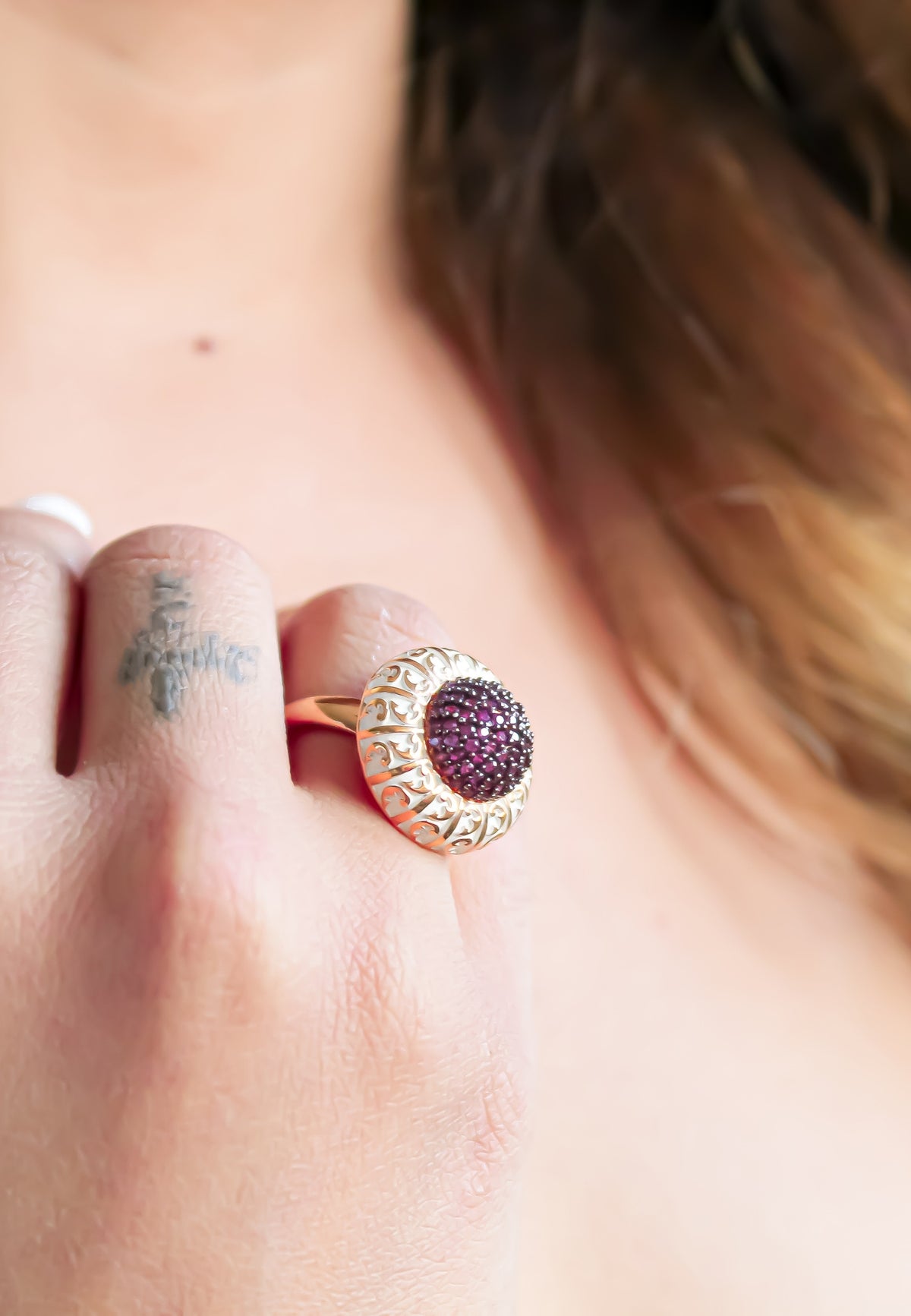 Small lily ring below 50 bridal bride earrings bridesmaid bridesmaids be sunset