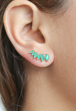 Bild in den Galerie-Viewer laden, stepping stone earrings Bombay Sunset
